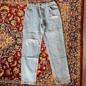Vintage Distressed Mom Jeans